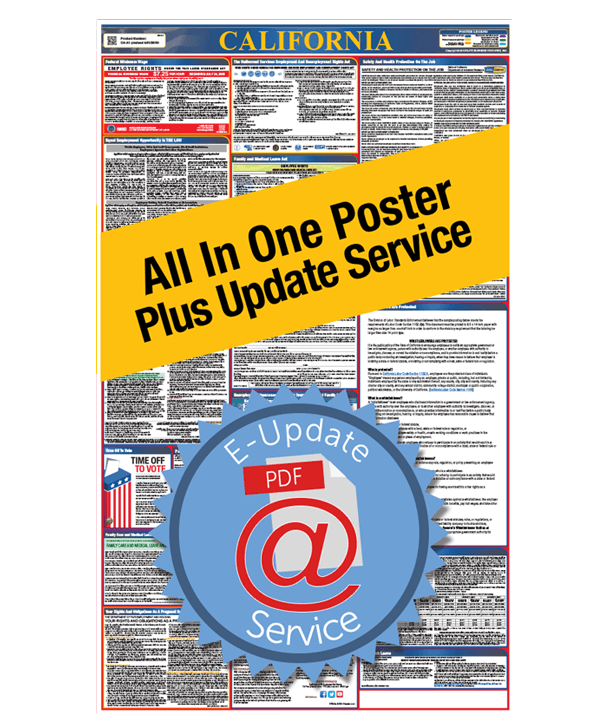 All In One Labor Law Poster with E-Update Service All In One Labor Law Poster with E-Update Service