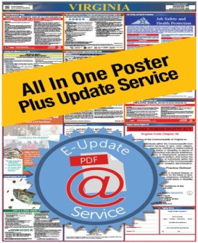 Virginia All In One Poster + 1 Year E-Update Service